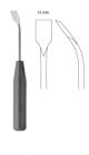 Raspatory sharp 20cm w/ Novotex handle - curved chisel edge 13mm