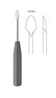 Raspatory sharp 20cm w/ Novotex handle - Straight round edge 14mm
