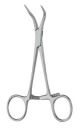 Bone clamp/ maxillo reposition forceps 13.5cm, extra long ratchet - Curved