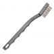 Multi-purpose cleaning brush 18.4cm single ended - stainless steel bristle