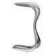 52.20.02 - Sims vaginal speculum double ended,- 75 x 30mm, 80 x 35mm - 16cm