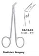 Diethrich Gregory vascular scissors angled 13cm