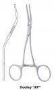 Cooley AT vascular clamp, cvd back, 14cm - angled