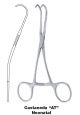 Castaneda AT neonatal cardiovascular clamp - Strong Curve - 23mm, 14.5cm
