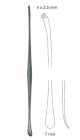 Penfield dissector D/E - figure 2 - 4x2.5/7mm, curved, 20cm