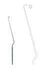 Hardy pituitary curette malleable, 26cm - dia. 7mm