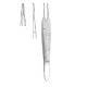 Castroviejo suturing forceps 10cm, 1x2 teeth