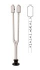 Lucae tuning forks: c-128 with mute, adjustable up to h