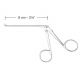 Bellucci micro scissors - sharp/blunt tip, Straight
