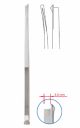 Fanous nasal osteotome delicate, thorn w/ guide 4mm, 19.5cm - For Right Side