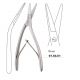 Cottle nasal bone scissors 18cm - Angled
