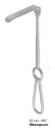 Obwegeser soft tissue retractors, 22cm - 13x42mm, curved up
