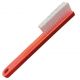 Flat reusable cleaning brush 22cm - extra flexible bristles red