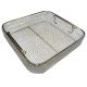 Sterilisation tray - woven wire mesh base and sides - 240x250x60mm