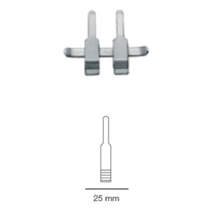 Aclan micro vessel clip/approximator - double - artery - style 5