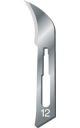 Scalpel blade, exchangeable, sterile figure 12 - slightly curved blade