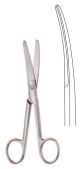 Operating scissors - blunt/blunt - Black line Curved 14.5cm