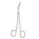 Locklin gum scissors, angled to side, curved 16cm