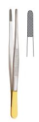 Dressing forceps serrated - Tungsten Carbide 