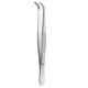 Dressing forceps 13cm curved standard