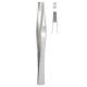 Lane tissue forceps - 2x3 teeth, 14cm