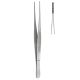 Semken Dressing forceps straight 12.5cm serrated