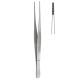 Semken Dressing forceps straight 15.0cm serrated