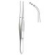 Iris delicate tissue forceps 1x2 teeth 10cm - curved