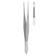 Gillies tissue forceps 1x2 teeth 15cm 