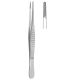 06.42.15 - Waugh Dressing forceps 15cm cross threads