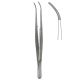 Brophy dressing forceps serrated curved 20cm