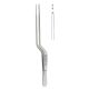 Gerald bayonet forceps 19cm - 1x2 Teeth