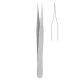 Jeweller's micro forceps straight 12cm no 4