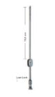 Adson suction cannula 12FG, 13.5cm - Straight, Round