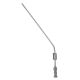 Frazier (Fergusson) suction cannula, angled, 12.5cm shaft - 10 FG