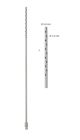 Entner Liposuction cannula Straight 20cm, 3mm, 22 holes 1.5mm, leur lock connector