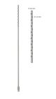 Entner Liposuction cannula Straight 30cm, 3mm, 30 holes 1.5mm, leur lock connector