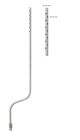 Liposuction cannula bayonet 20cm dia. 4mm 22 holes, leur lock connector