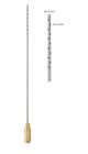 Entner Liposuction cannula Straight 20cm, 3mm, 22 holes 1.5mm, handle connector