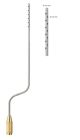 Liposuction cannula bayonet 20cm dia. 4mm 22 holes, handle connector