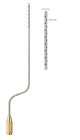 Liposuction cannula bayonet 30cm dia. 4mm 30 holes, handle connector