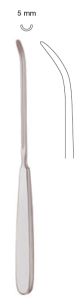  Payr grooved director 5mm tip, 23cm - curved 