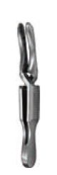 Dieffenbach bulldog clamp curved - 3.8cm