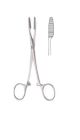 Pean hemostatic forceps short jaws, screw joint, Straight - 16cm