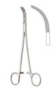 Overholt Geissendoerfer hemostatic forceps 22.5cm - half serrated tips