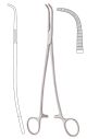 Overholt Miottitanium hemostatic forceps 24cm - strong curve