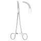 17.21.56 - Schnidt (Boettcher) artery and tonsil dissecting forceps 19cm, closed finger rings - strong curve. General Surgery Instruments, Forceps, Hemostatic, Dissecting Forceps, Bulldog Clamps