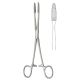 Maier dressing forceps with catch, box lock - 26cm straight