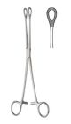 BOB Foerster sponge forceps serrated 24cm Straight