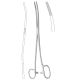 Bozemann Douglas Dressing forceps, one extra large finger ring 26cm s-curved